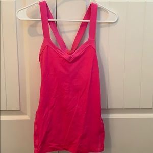 Hot pink Lulu Lemon Tank